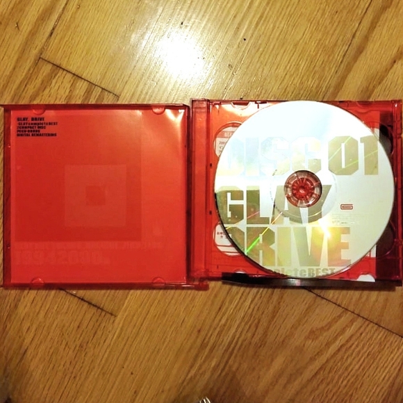 GLAY Drive Rare Red Case Jrock CD Set - Picture 3 of 5